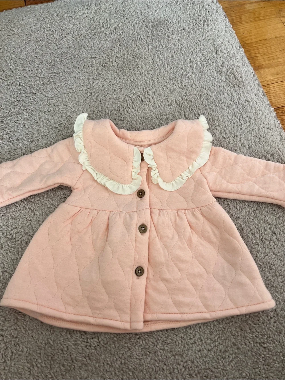 Pink baby girl jacket